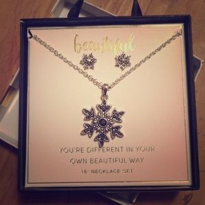 Snow Flake Jewelry Set